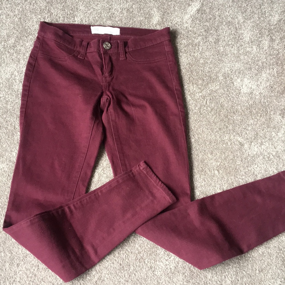 maroon RSQ jeans gently used